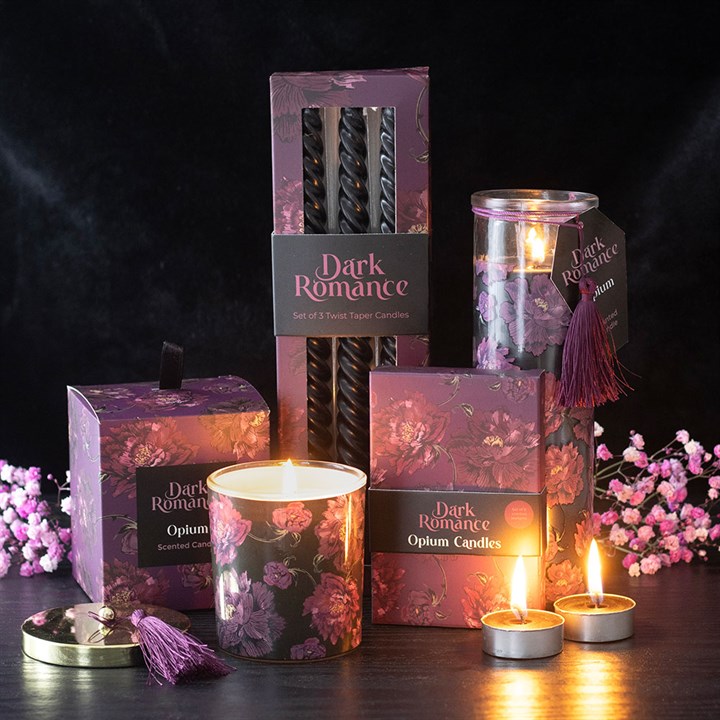Dark Romance Opium Scented Tube Candle
