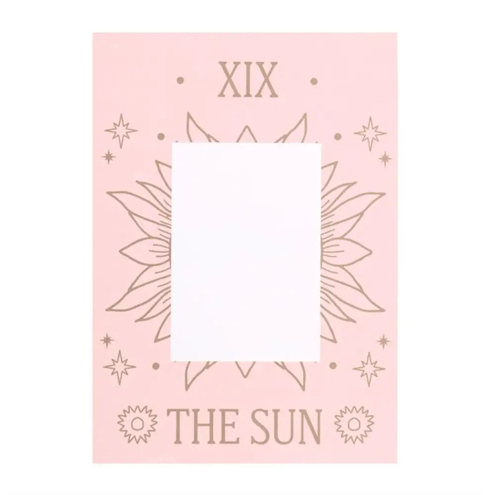 The Sun Vintage Tarot Necklace on Greeting Card
