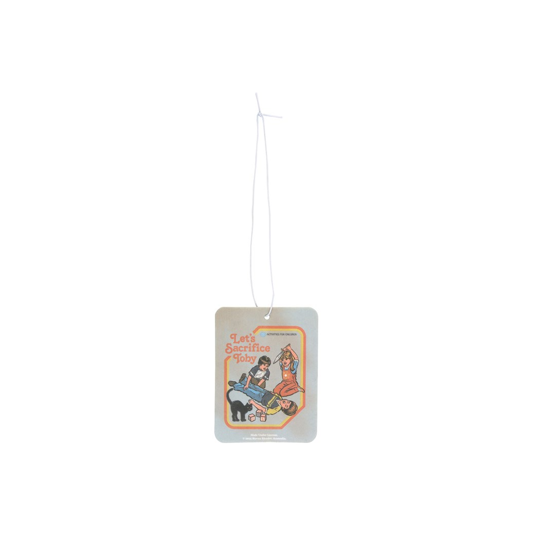 Let's Sacrifice Toby Vanilla Air Freshener by Steven Rhodes