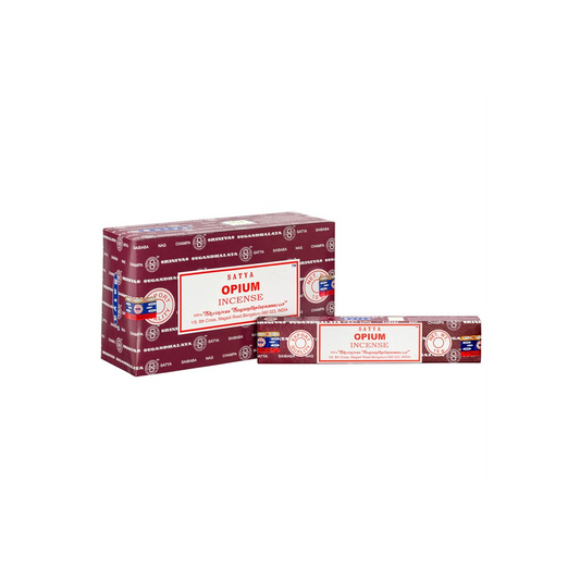 Set of 12 Opium Incense Sticks by Satya (12/50)