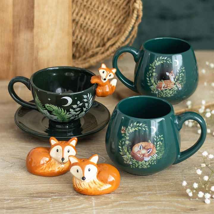 Fox Salt and Pepper Shakers