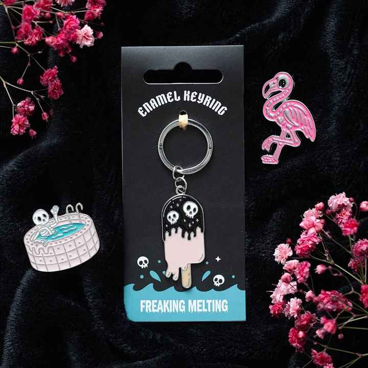 Freaking Melting Ice Cream Keyring