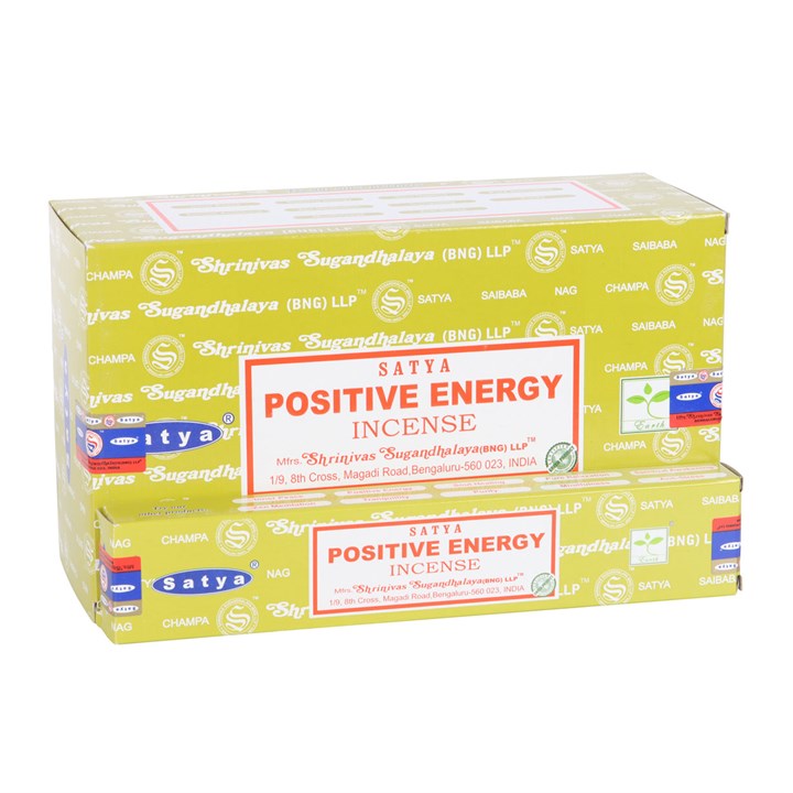 Set of 12 Positive Energy Incense Sticks by Satya (12/50)