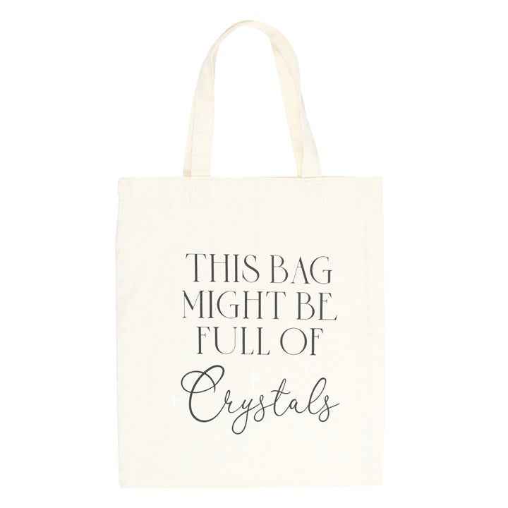 Full of Crystals Polycotton Tote Bag