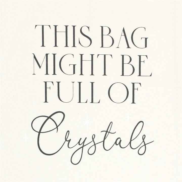 Full of Crystals Polycotton Tote Bag