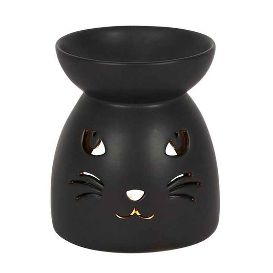 Black Cat Cut Out Oil Burner and Wax Warmer