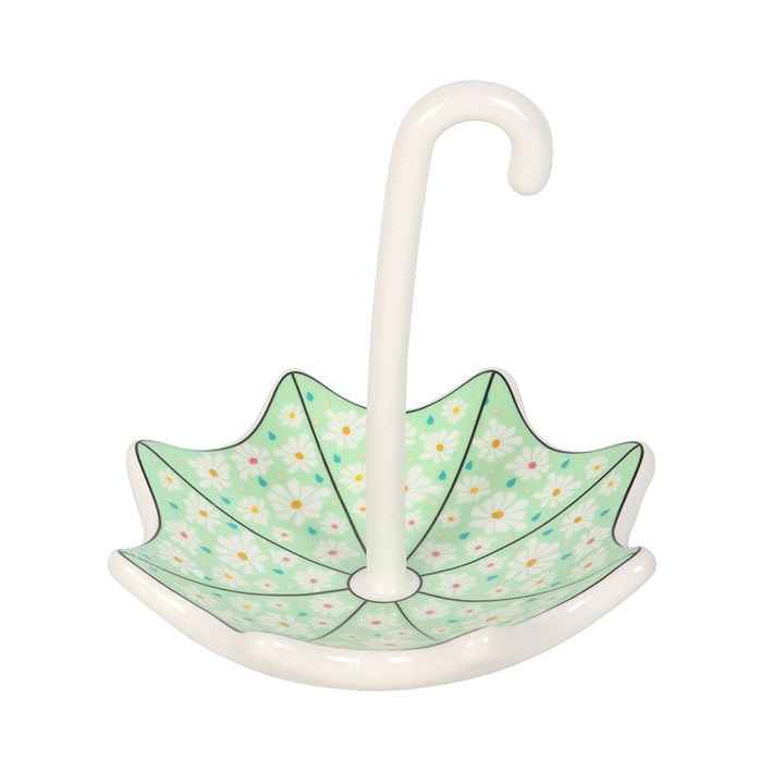 Floral Umbrella Trinket Dish