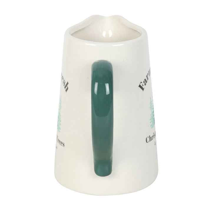 Farm Fresh Christmas Trees Ceramic Flower Jug