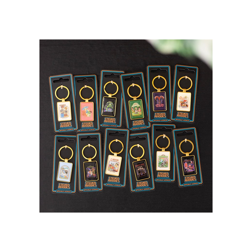 Stay Positive Keyring by Steven Rhodes