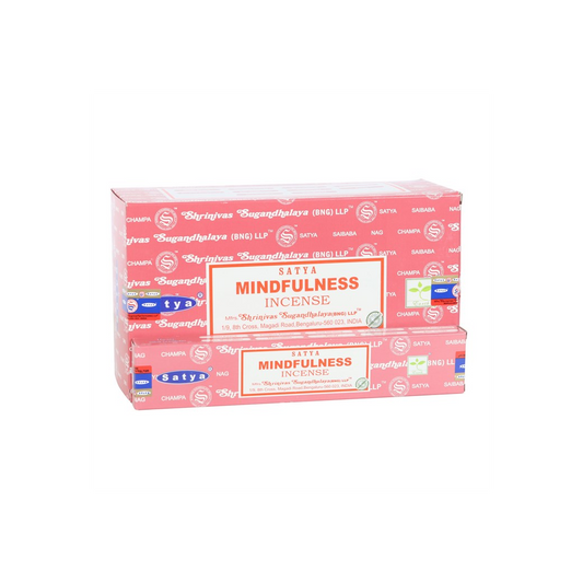 Set of 12 Mindfulness Incense Sticks by Satya (12/50)