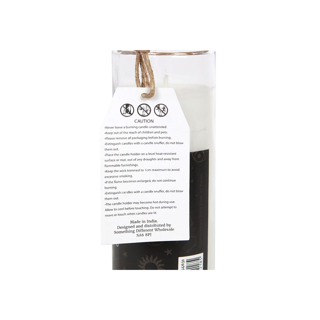 Happiness White Sage Magic Spell Tube Candle