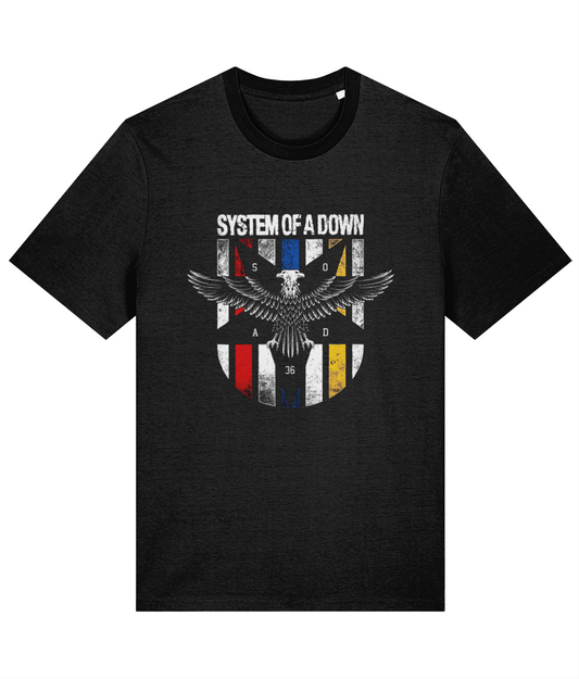 System of a Down (SOAD) Eagle Graphic T-Shirt | Premium Organic Cotton Unisex Band Tee