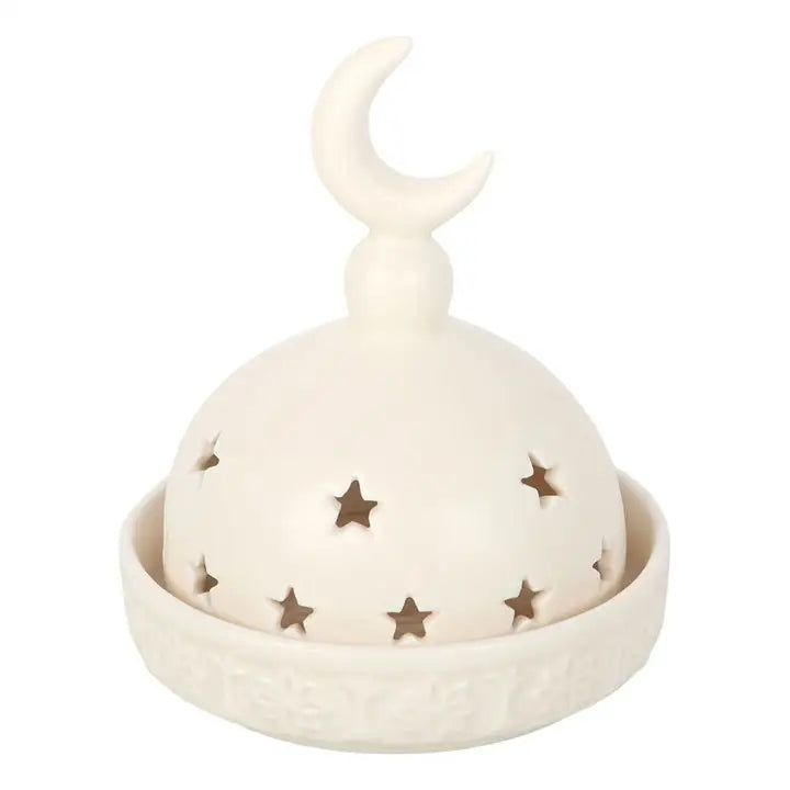 Mosque Incense Cone and Tealight Holder