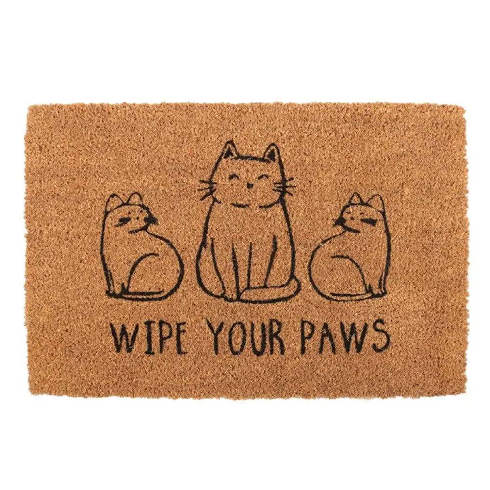 Natural Wipe Your Paws Cat Doormat