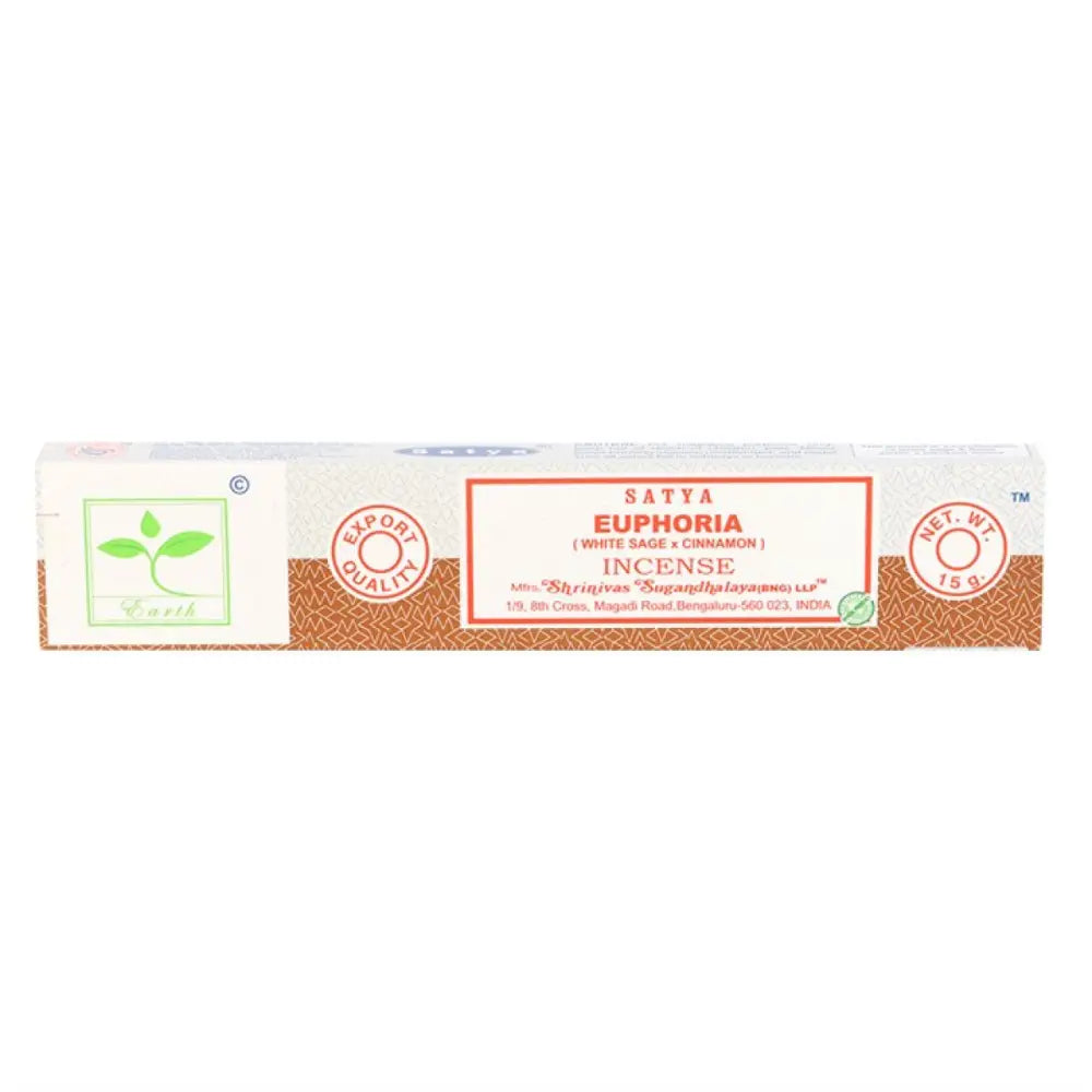 Set of 6 Earth Satya Euphoria Incense (12/50)
