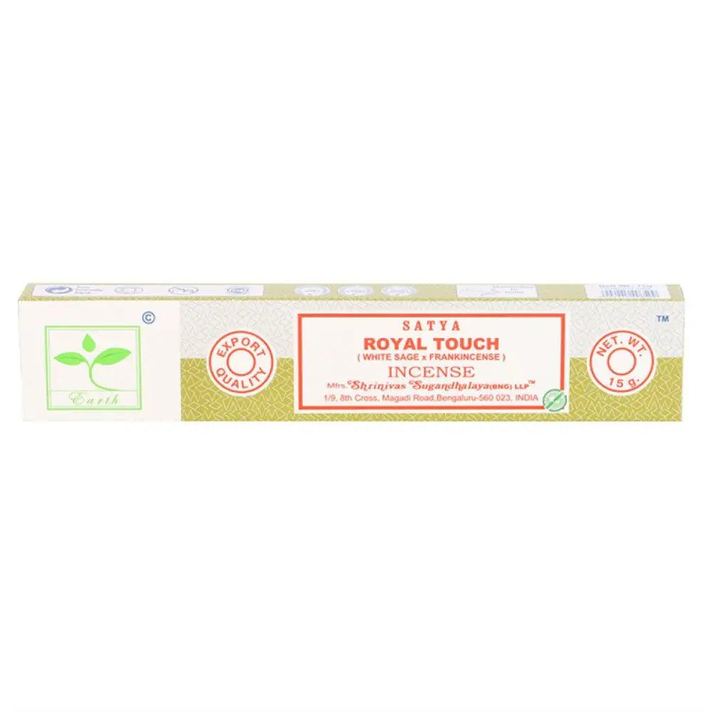 Set of 6 Earth Satya Royal Touch Incense (12/50)
