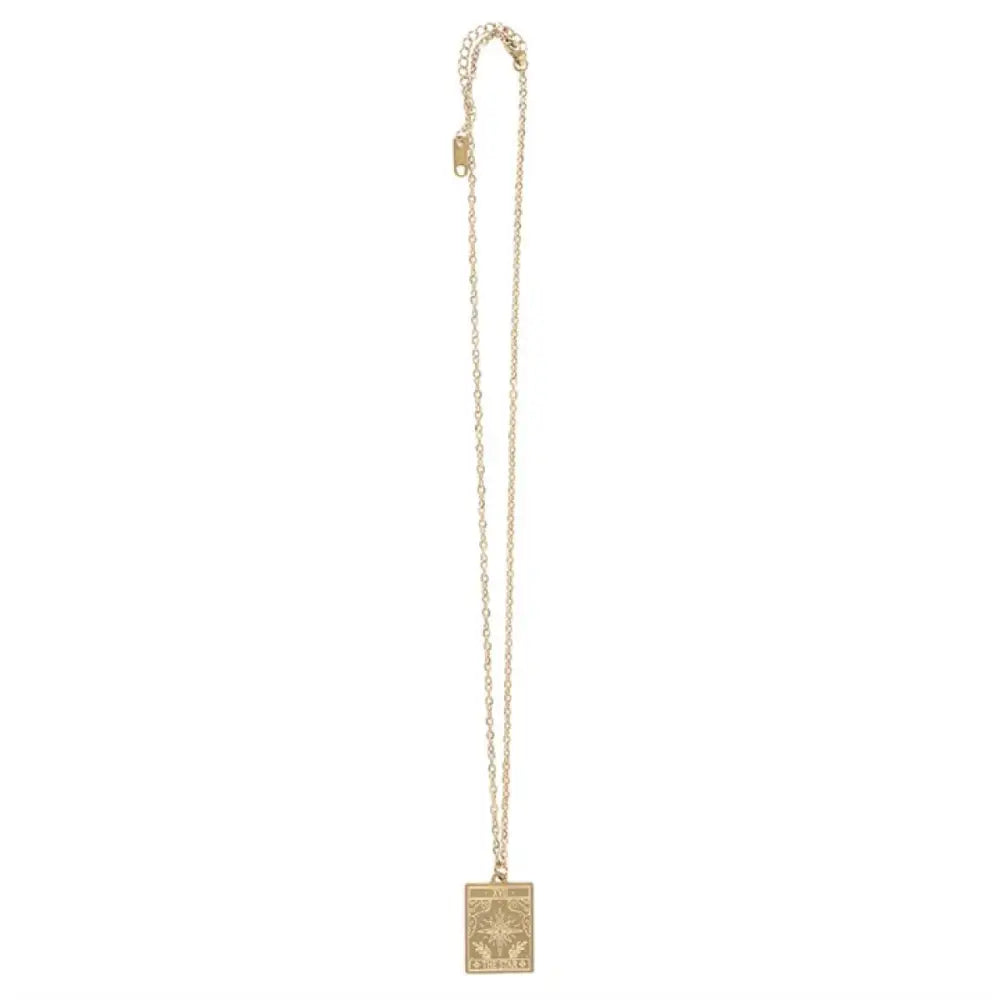 The Star Vintage Tarot Necklace on Greeting Card