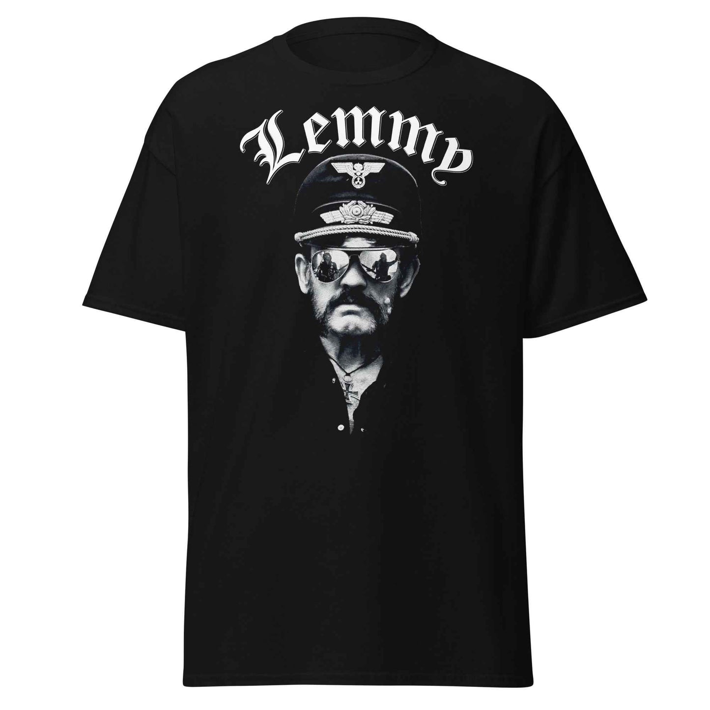 Lemmy Motörhead Front Print T-Shirt – Unisex Rock Legend Graphic Cotton Tee