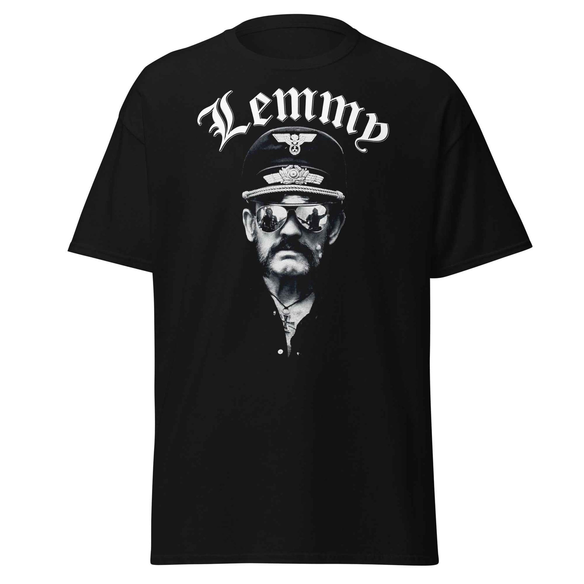 Lemmy Motörhead Front Print T-Shirt – Unisex Rock Legend Graphic Cotton Tee