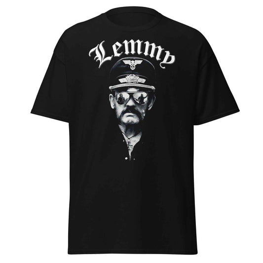 Lemmy Motörhead Front Print T-Shirt – Unisex Rock Legend Graphic Cotton Tee