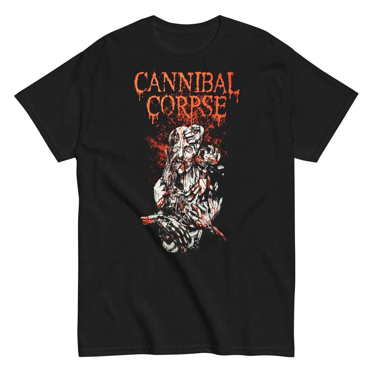 Cannibal Corpse Front Print T-Shirt – Unisex Death Metal Graphic Cotton Tee