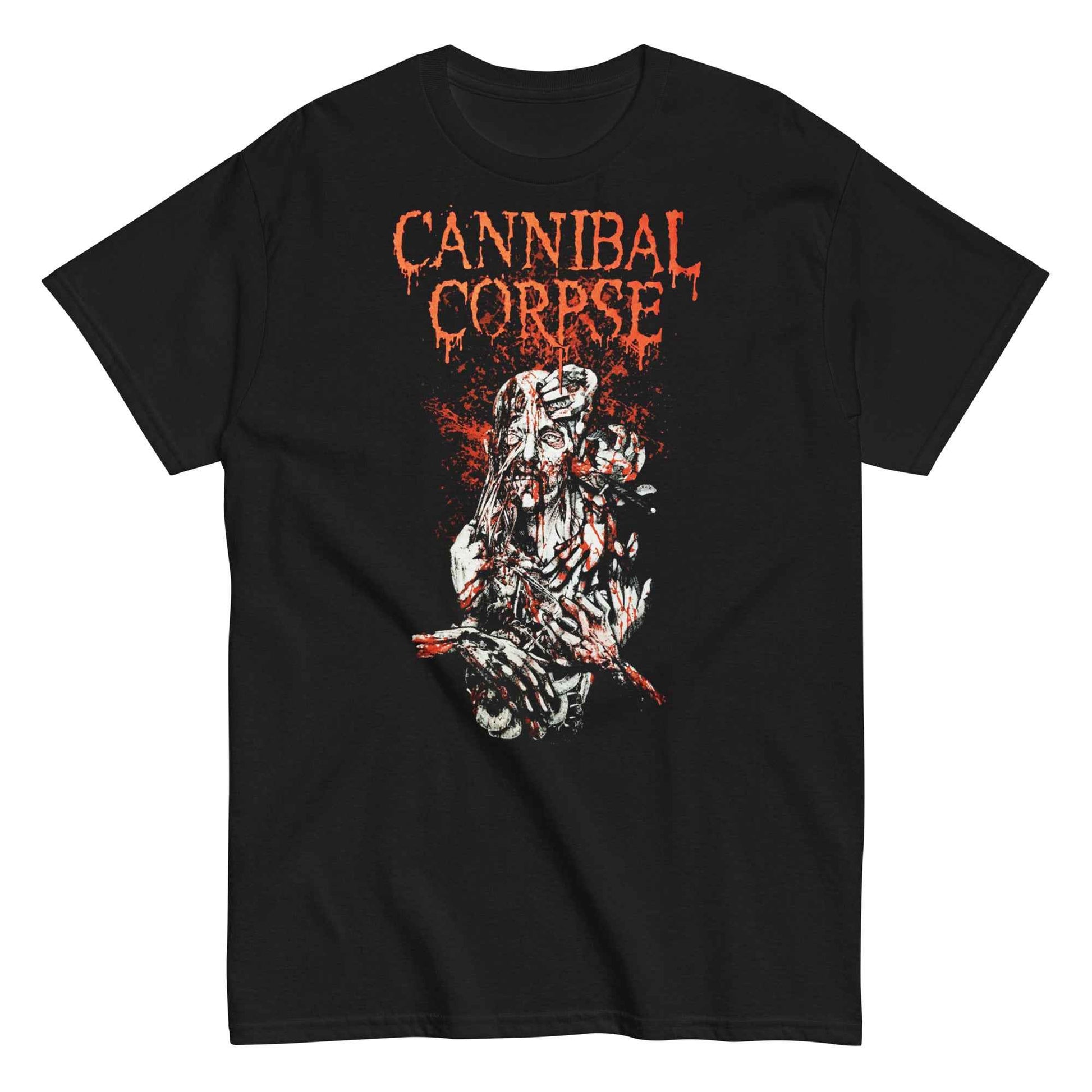 Cannibal Corpse Front Print T-Shirt – Unisex Death Metal Graphic Cotton Tee