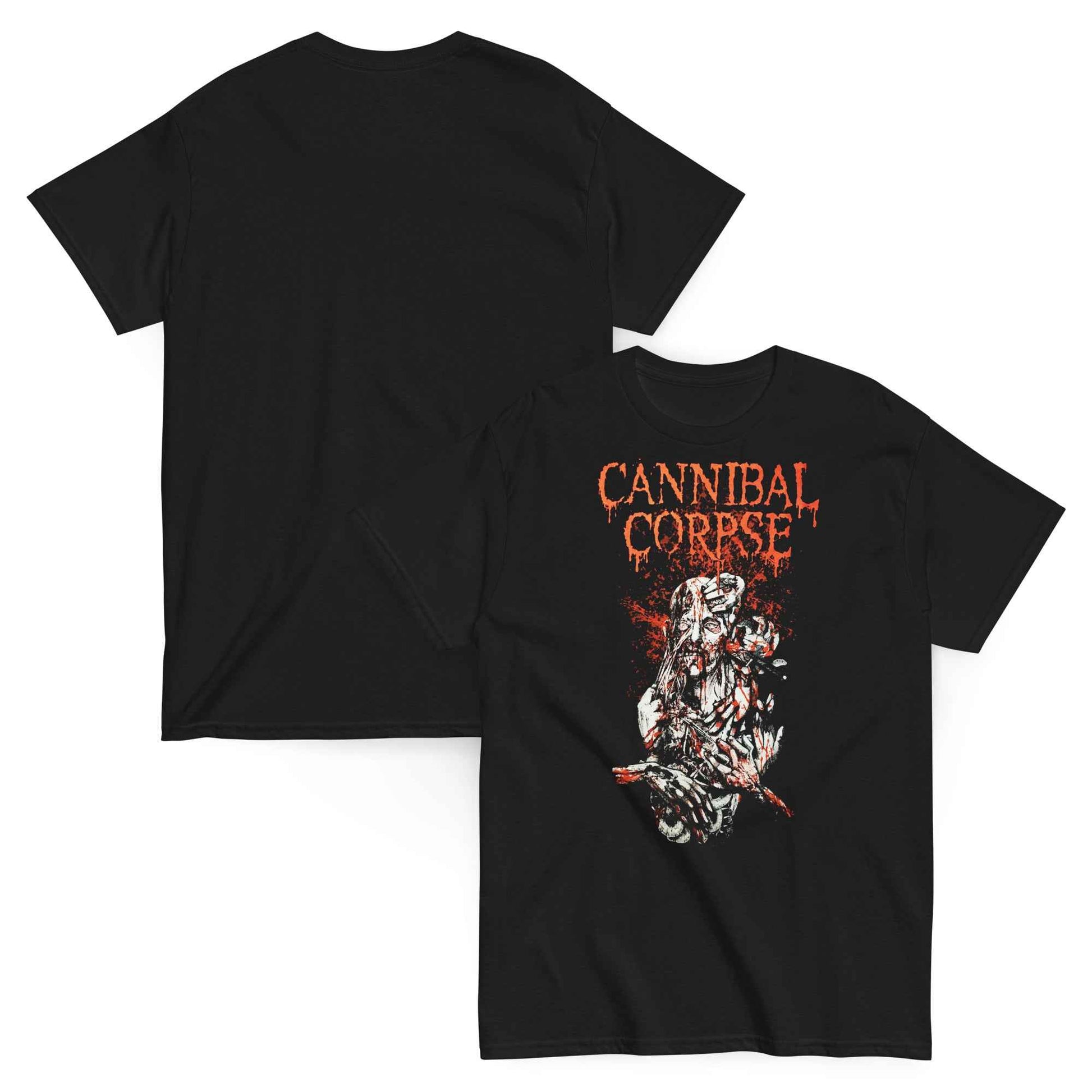 Cannibal Corpse Front Print T-Shirt – Unisex Death Metal Graphic Cotton Tee