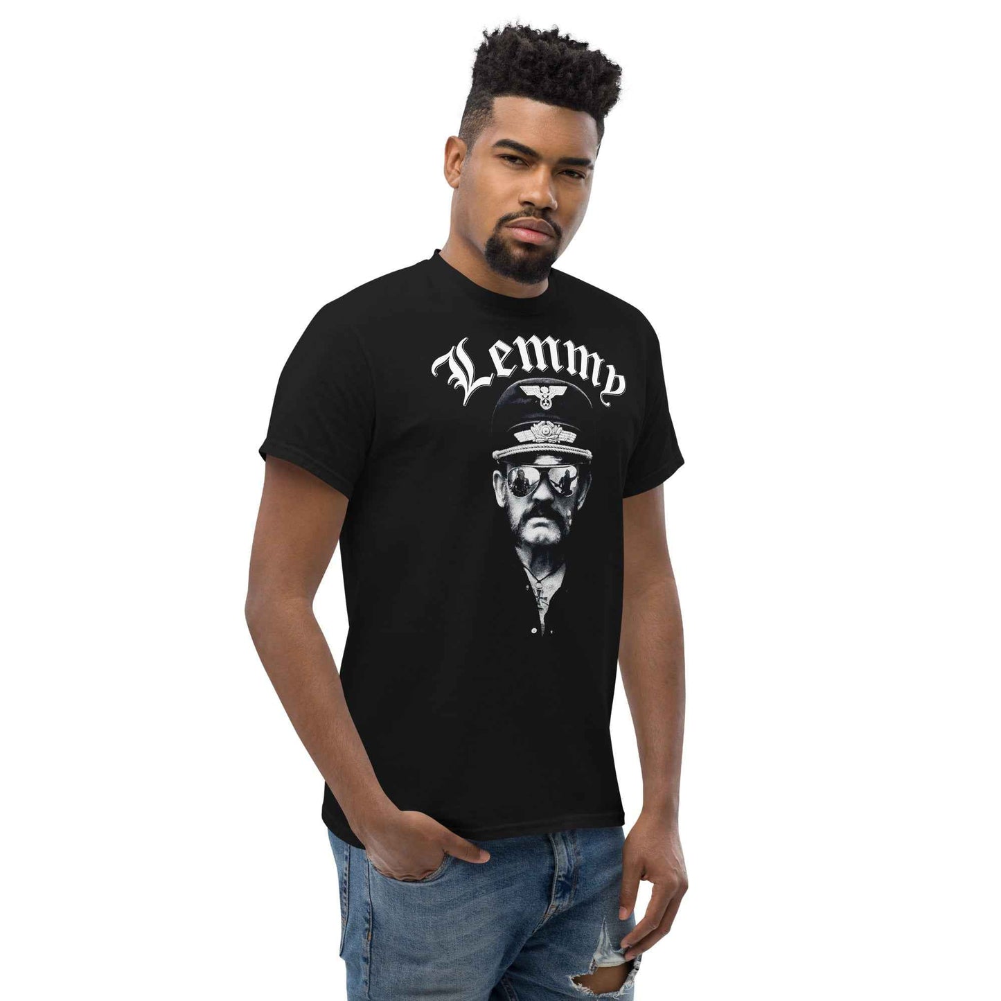 Lemmy Motörhead Front Print T-Shirt – Unisex Rock Legend Graphic Cotton Tee